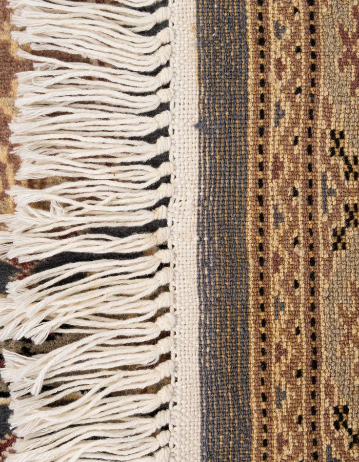 Detail image of  4' 2 x 6' 2  Hand Knotted Bokhara Rug