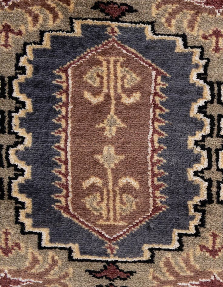 Detail image of  4' 2 x 6' 2  Hand Knotted Bokhara Rug