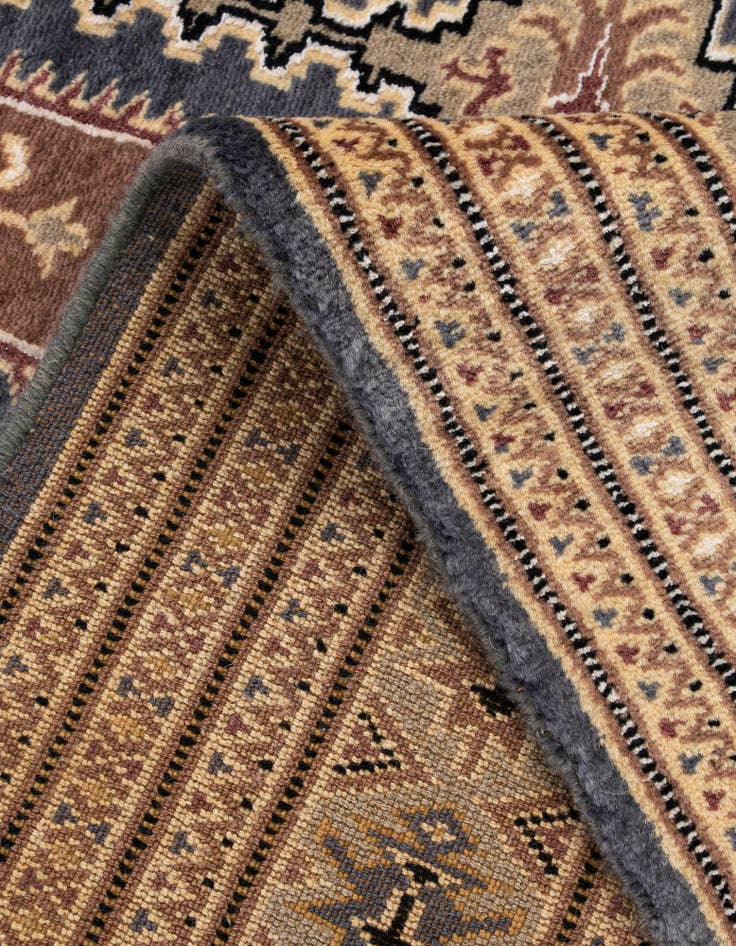 Detail image of  4' 2 x 6' 2  Hand Knotted Bokhara Rug