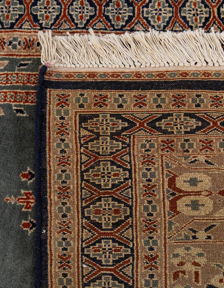 Detail image of  2' 8 x 4' 6  Hand Knotted Bokhara Oriental Wool Rug