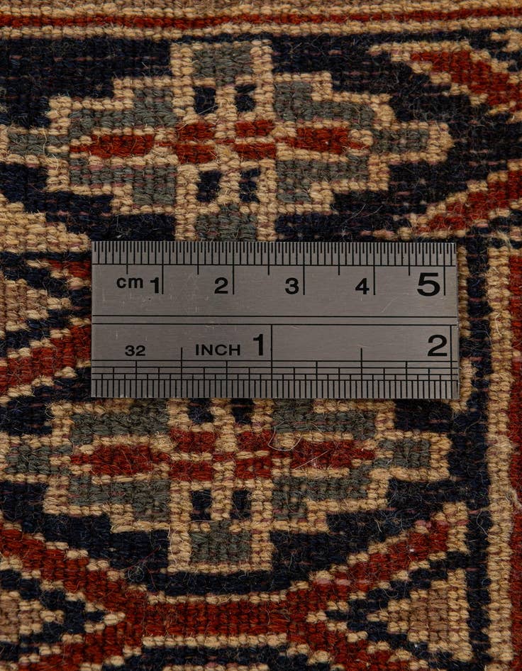 Detail image of  2' 7 x 4' 2  Hand Knotted Bokhara Wool Rug