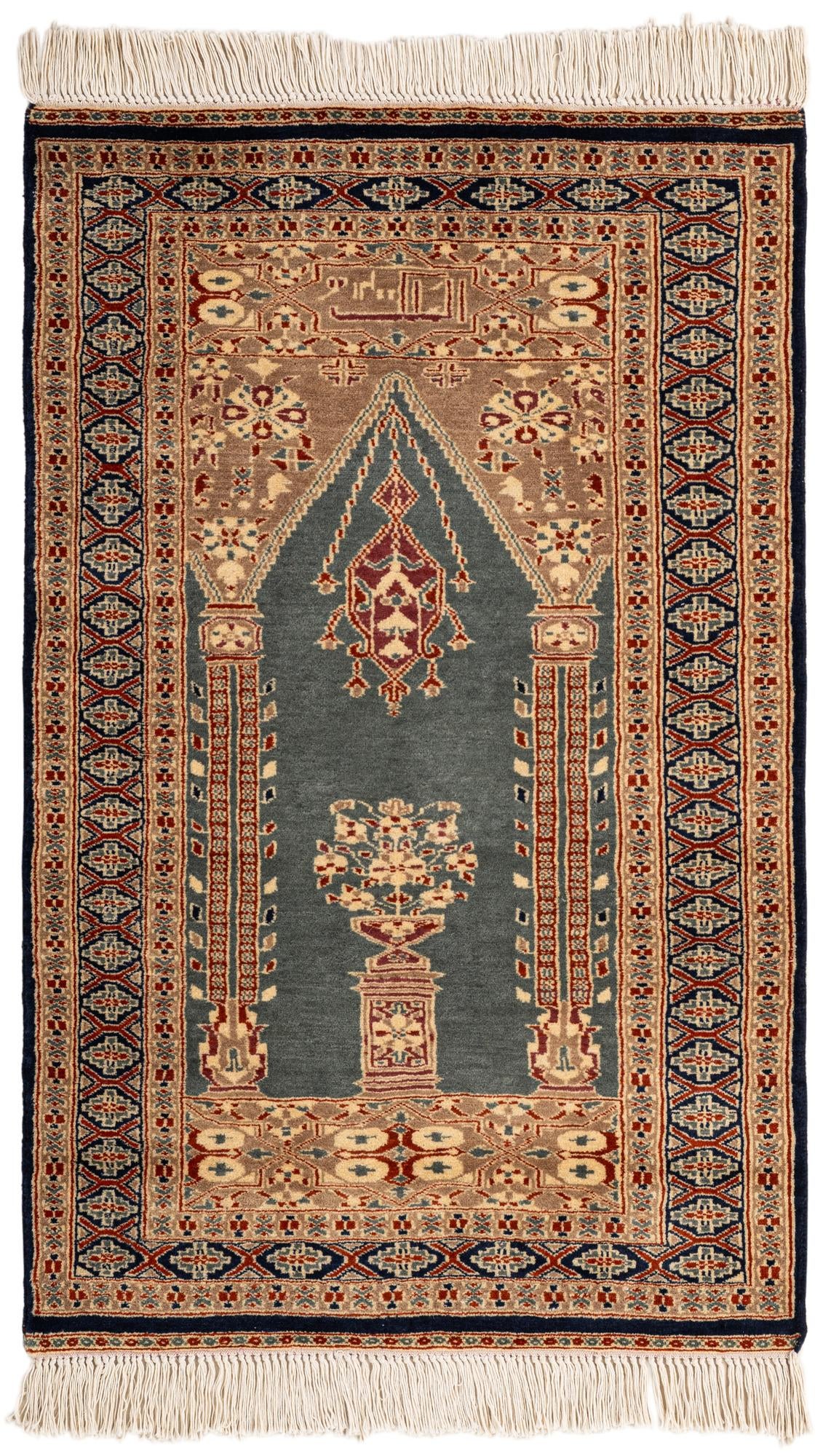  2' 7 x 4' 2  Hand Knotted Bokhara Wool Rug