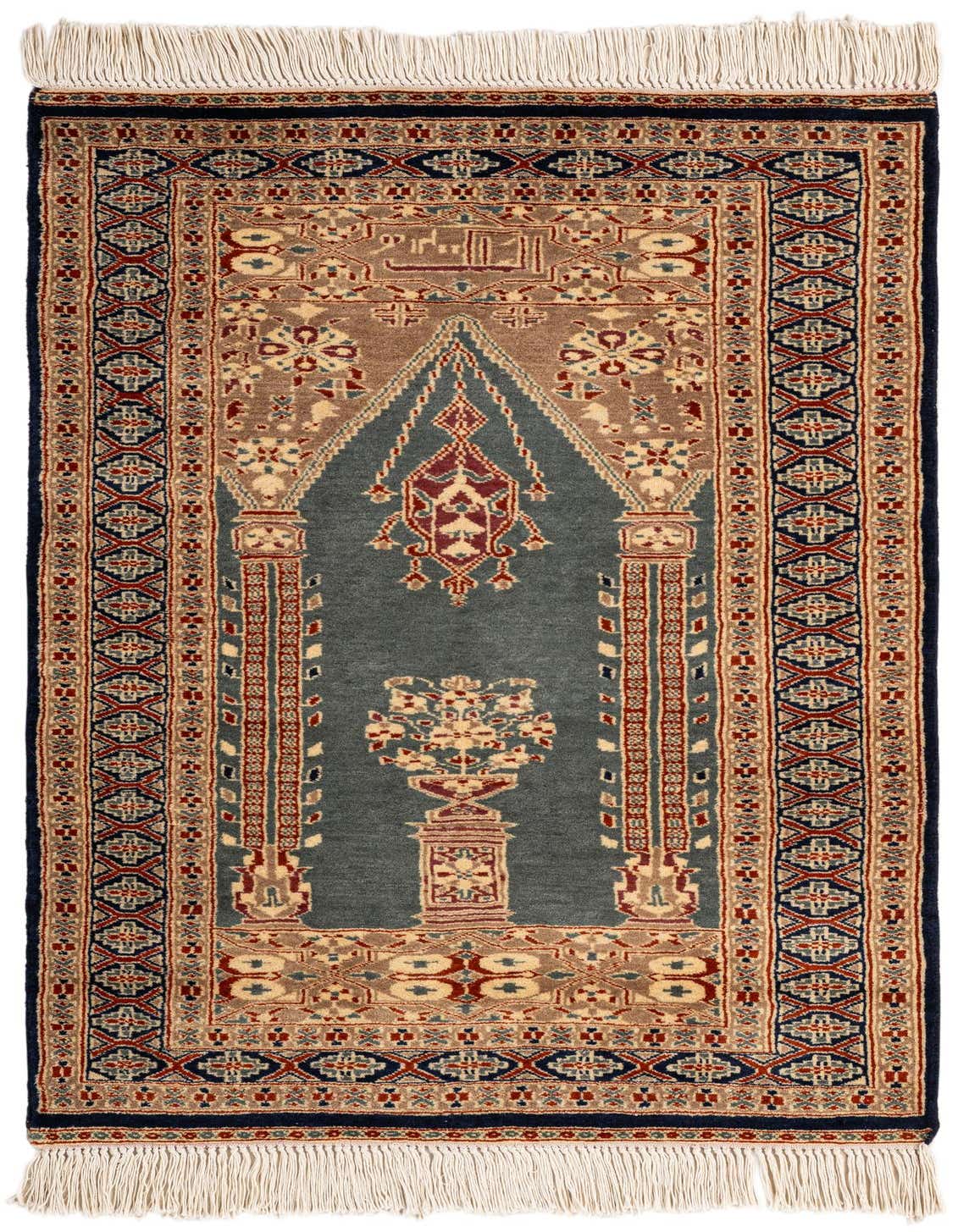 Primary image  2' 7 x 4' 2  Hand Knotted Bokhara Wool Rug