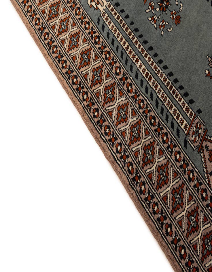 Detail image of  2' 8 x 4' 1  Hand Knotted Bokhara Oriental Wool Rug