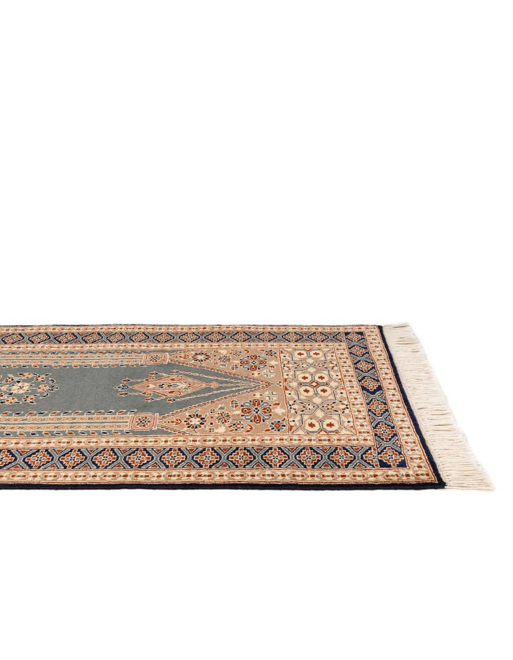 Detail image of  2' 7 x 4' 4  Hand Knotted Bokhara Oriental Wool Rug