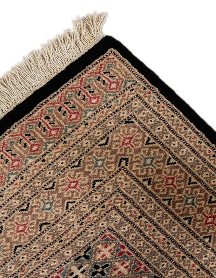 Detail image of  4' 2 x 6' 1  Hand Knotted Bokhara Oriental Rug