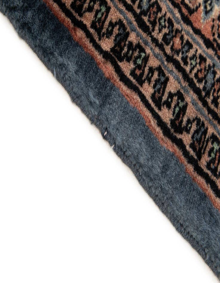 Detail image of  4' 4 x 6' 1  Hand Knotted Bokhara Oriental Wool Rug
