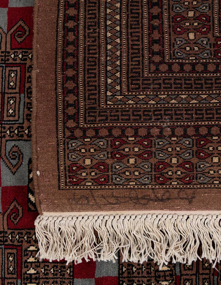 Detail image of  8' 3 x 10' 11  Hand Knotted Bokhara Wool Rug