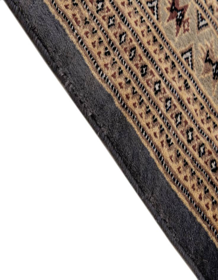 Detail image of  4' 2 x 5' 9  Hand Knotted Bokhara Oriental Rug