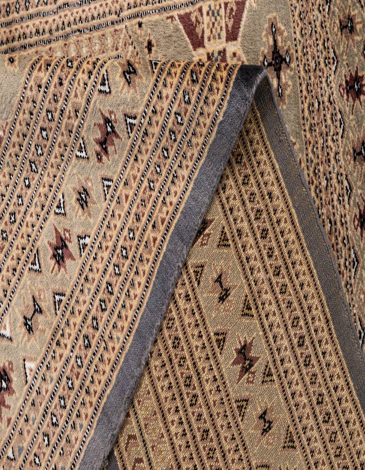 Detail image of  4' 2 x 5' 9  Hand Knotted Bokhara Oriental Rug