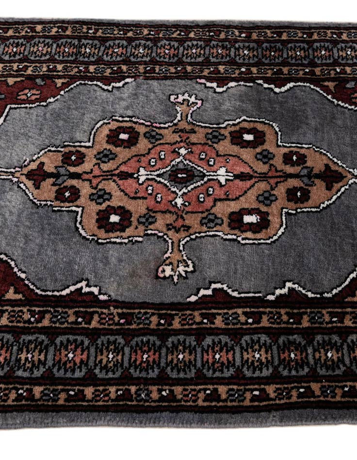 Detail image of  2' 2 x 2' 11  Hand Knotted Bokhara Oriental Rug