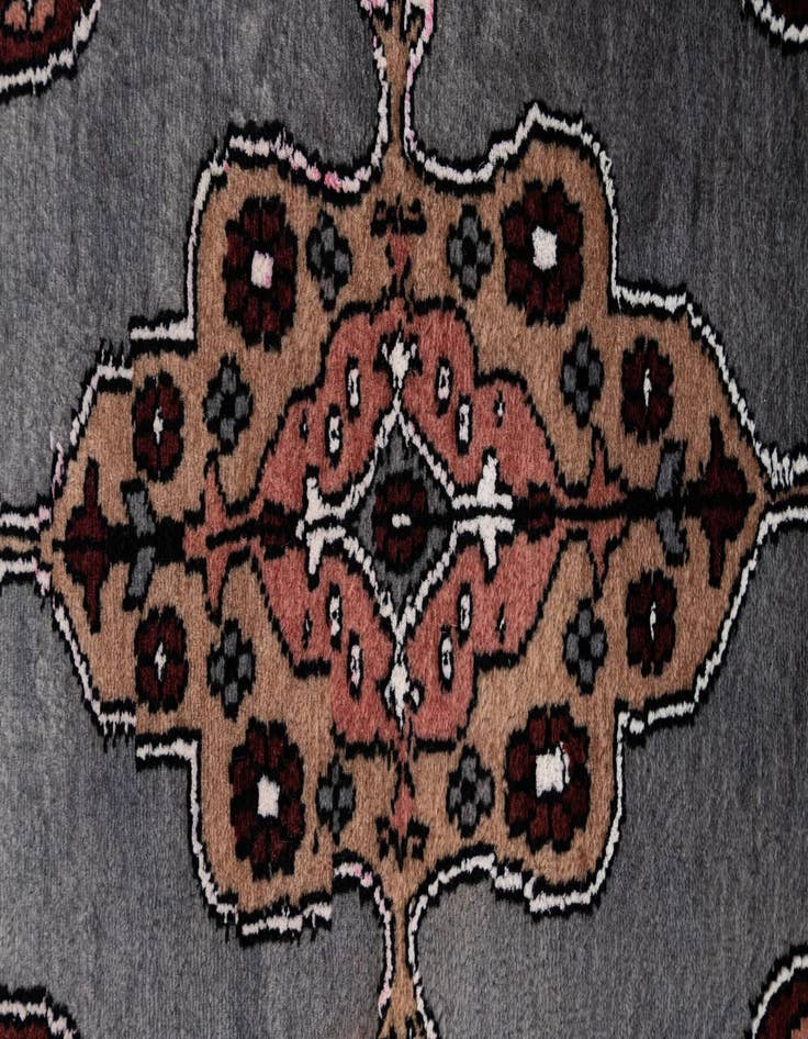 Detail image of  2' 2 x 2' 11  Hand Knotted Bokhara Oriental Rug