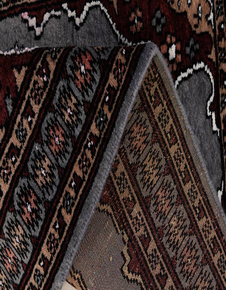 Detail image of  2' 2 x 2' 11  Hand Knotted Bokhara Oriental Rug