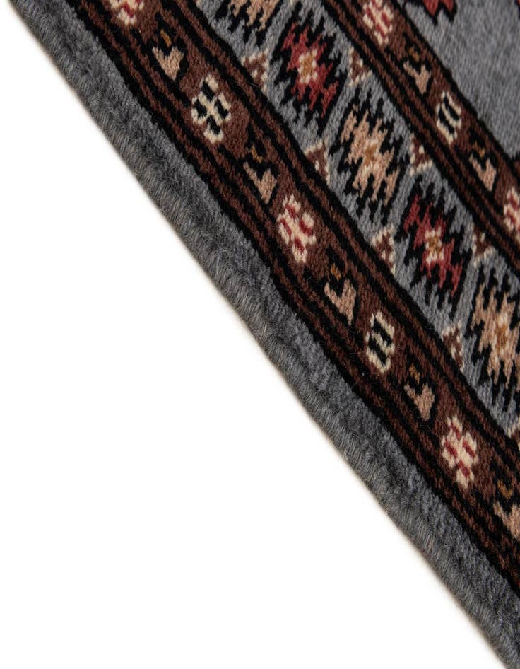 Detail image of  2' 2 x 3' 1  Hand Knotted Bokhara Oriental Wool Rug