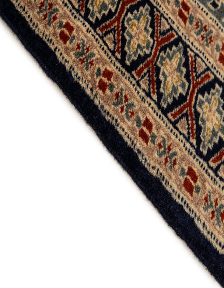 Detail image of  2' 8 x 4' 5  Hand Knotted Bokhara Oriental Wool Rug