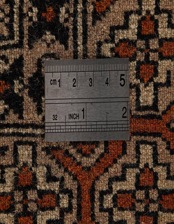 Detail image of  2' 8 x 4' 3  Hand Knotted Bokhara Oriental Wool Rug