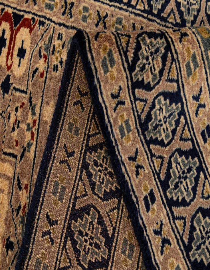 Detail image of  2' 7 x 4' 8  Hand Knotted Bokhara Oriental Wool Rug