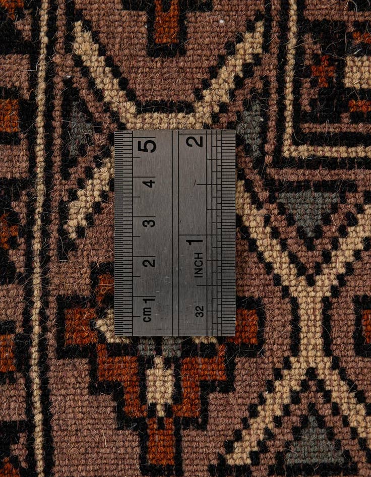 Detail image of  2' 7 x 4' 8  Hand Knotted Bokhara Oriental Wool Rug