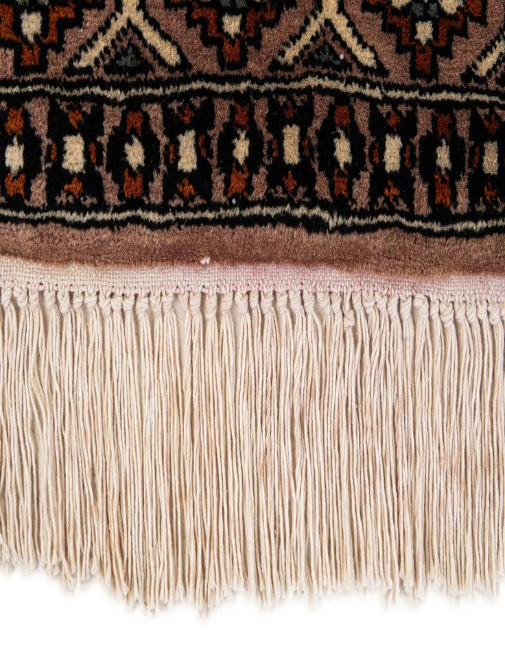 Detail image of  2' 7 x 4' 8  Hand Knotted Bokhara Oriental Wool Rug