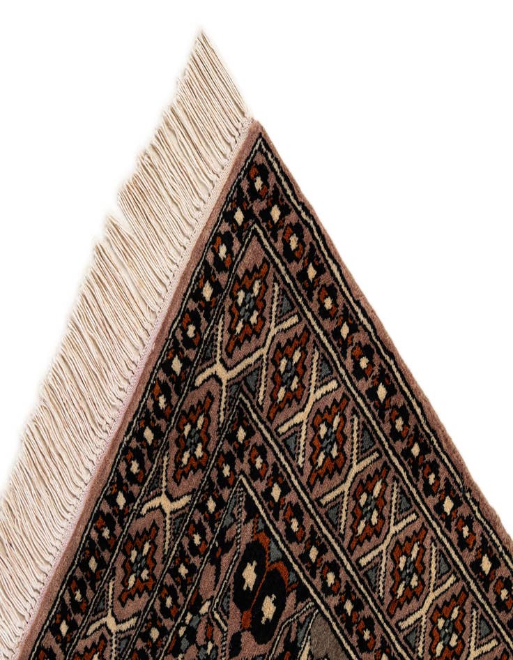 Detail image of  2' 7 x 4' 8  Hand Knotted Bokhara Oriental Wool Rug