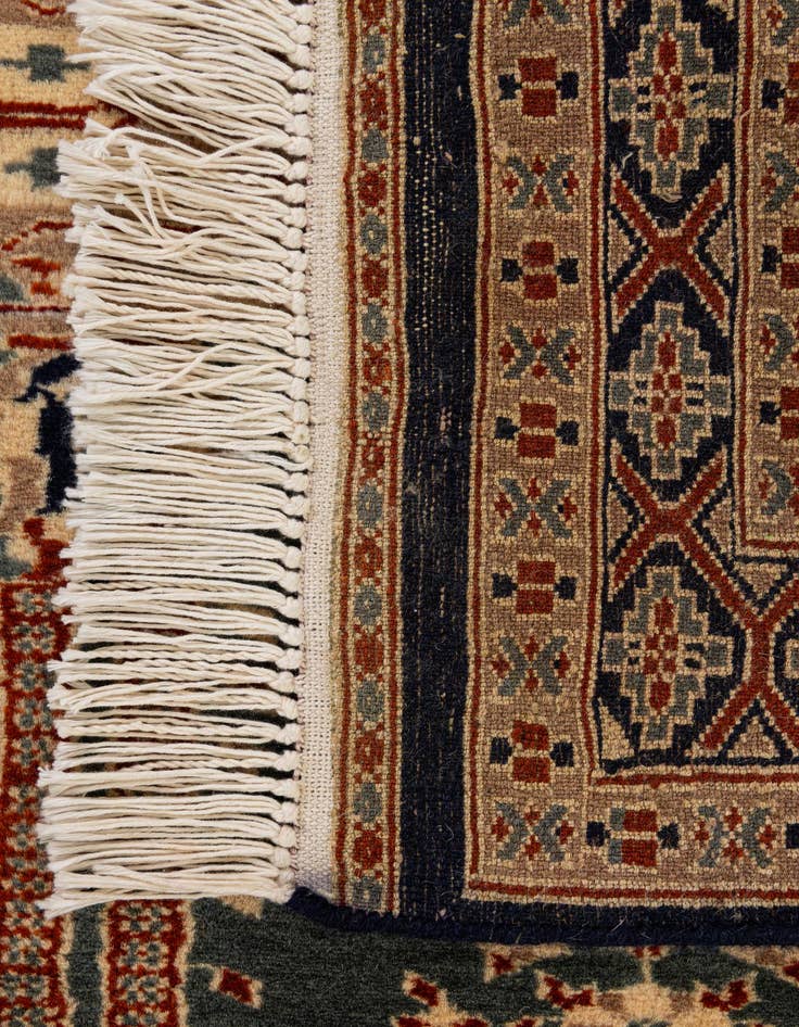 Detail image of  2' 8 x 4' 3  Hand Knotted Bokhara Oriental Wool Rug