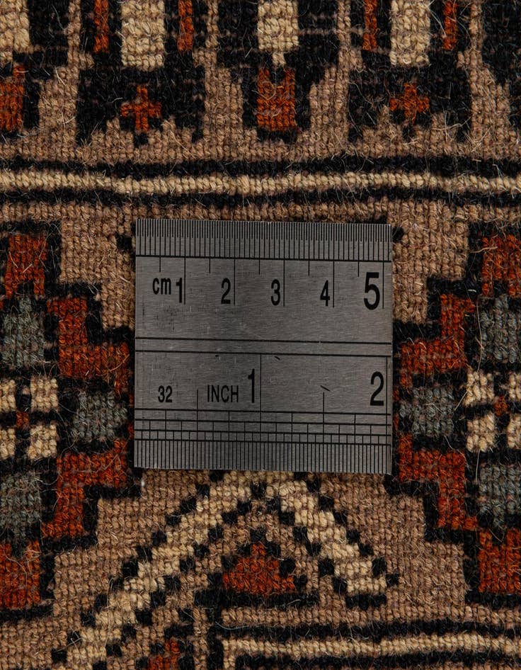 Detail image of  2' 8 x 4' 4  Hand Knotted Bokhara Oriental Wool Rug