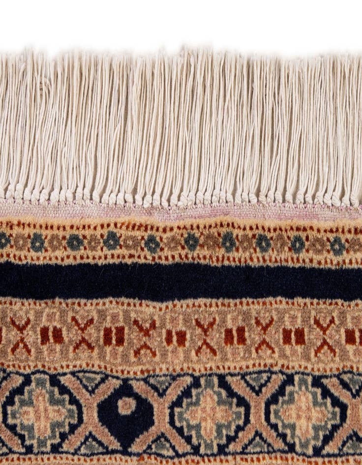 Detail image of  2' 8 x 4' 5  Hand Knotted Bokhara Oriental Wool Rug