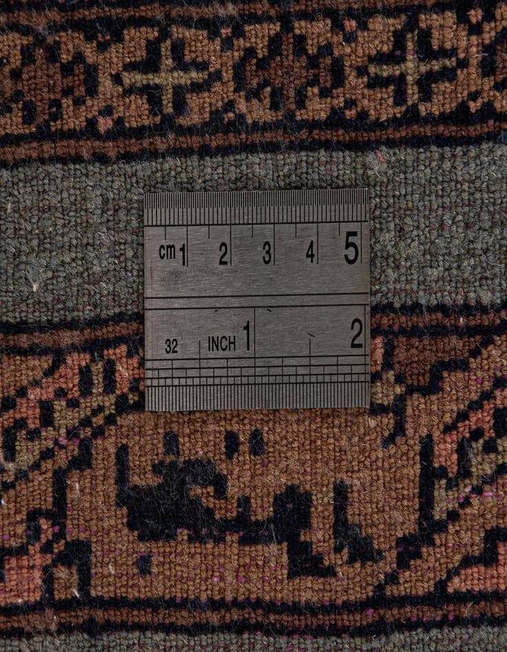 Detail image of  2' 7 x 3' 10  Hand Knotted Bokhara Oriental Wool Rug