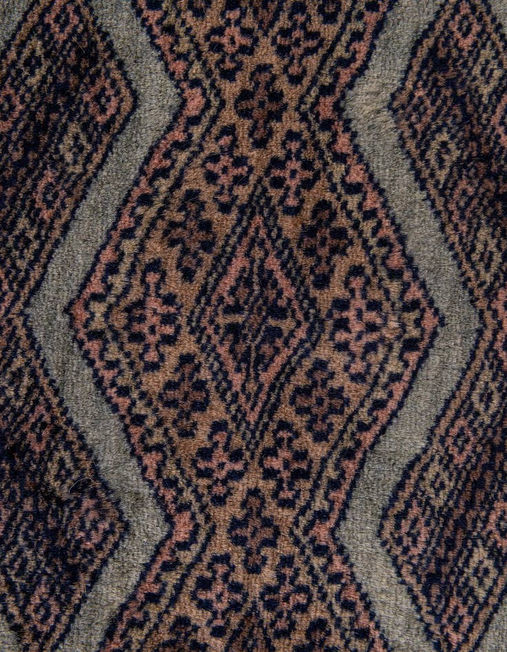 Detail image of  2' 7 x 3' 10  Hand Knotted Bokhara Oriental Wool Rug