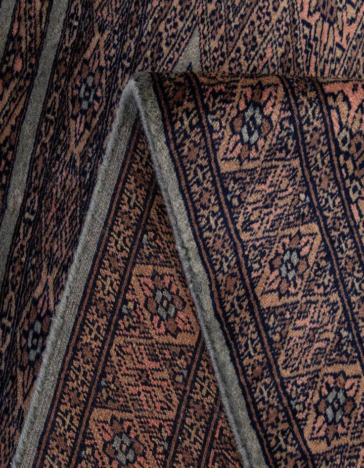 Detail image of  2' 7 x 3' 10  Hand Knotted Bokhara Oriental Wool Rug