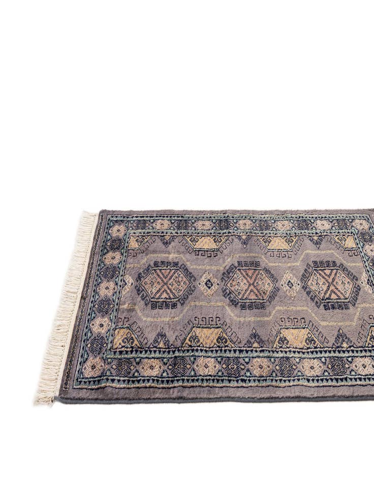 Detail image of  2' 7 x 4' 5  Hand Knotted Bokhara Rug