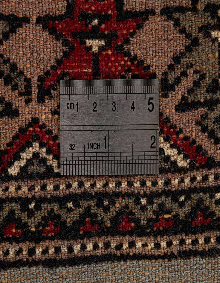 Detail image of  2' 7 x 4' 1  Hand Knotted Bokhara Oriental Wool Rug