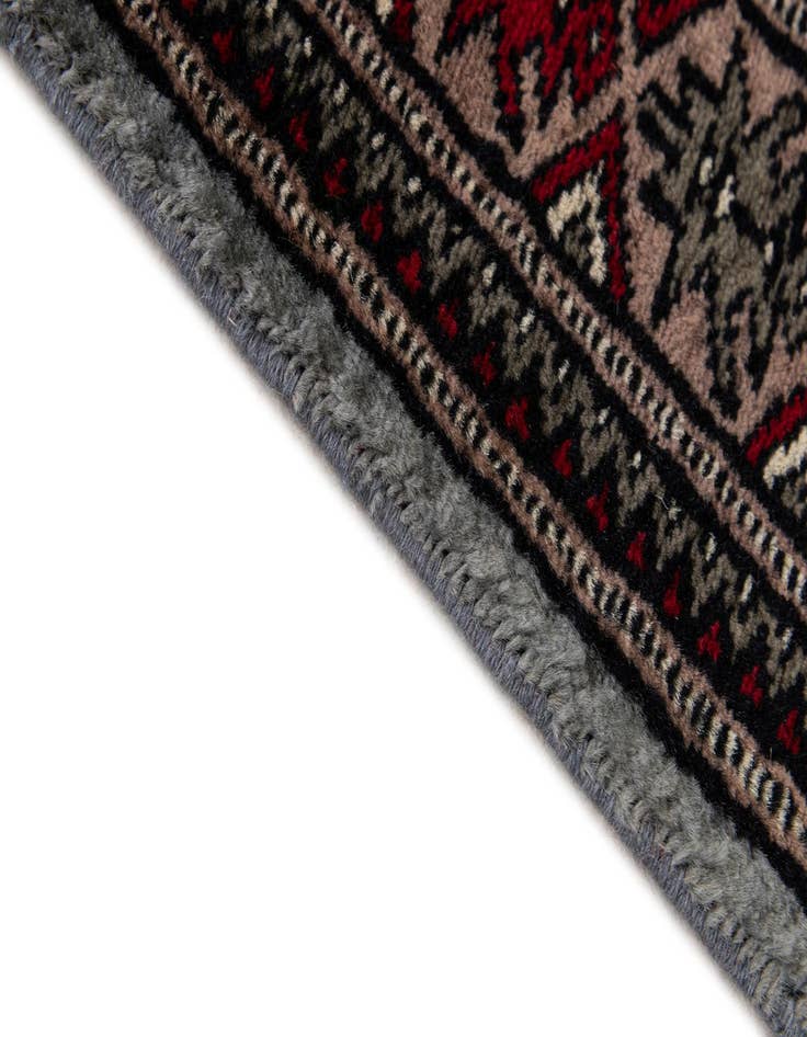 Detail image of  2' 7 x 4' 1  Hand Knotted Bokhara Oriental Wool Rug
