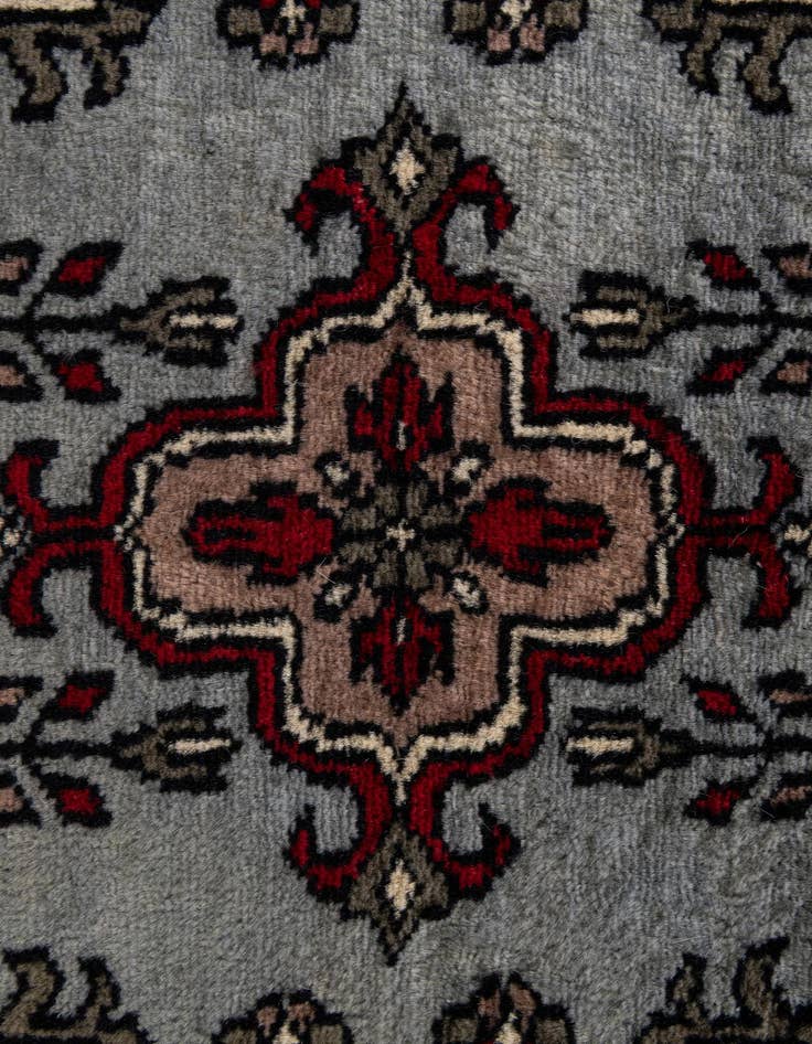 Detail image of  2' 7 x 4' 1  Hand Knotted Bokhara Oriental Wool Rug