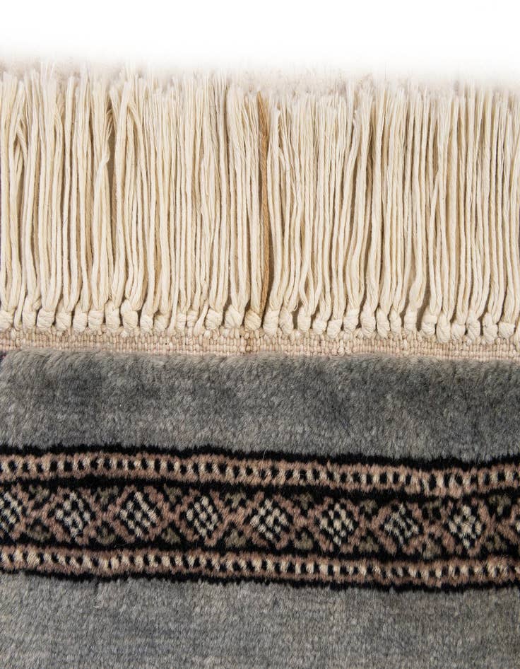 Detail image of  2' 7 x 4' 1  Hand Knotted Bokhara Oriental Wool Rug