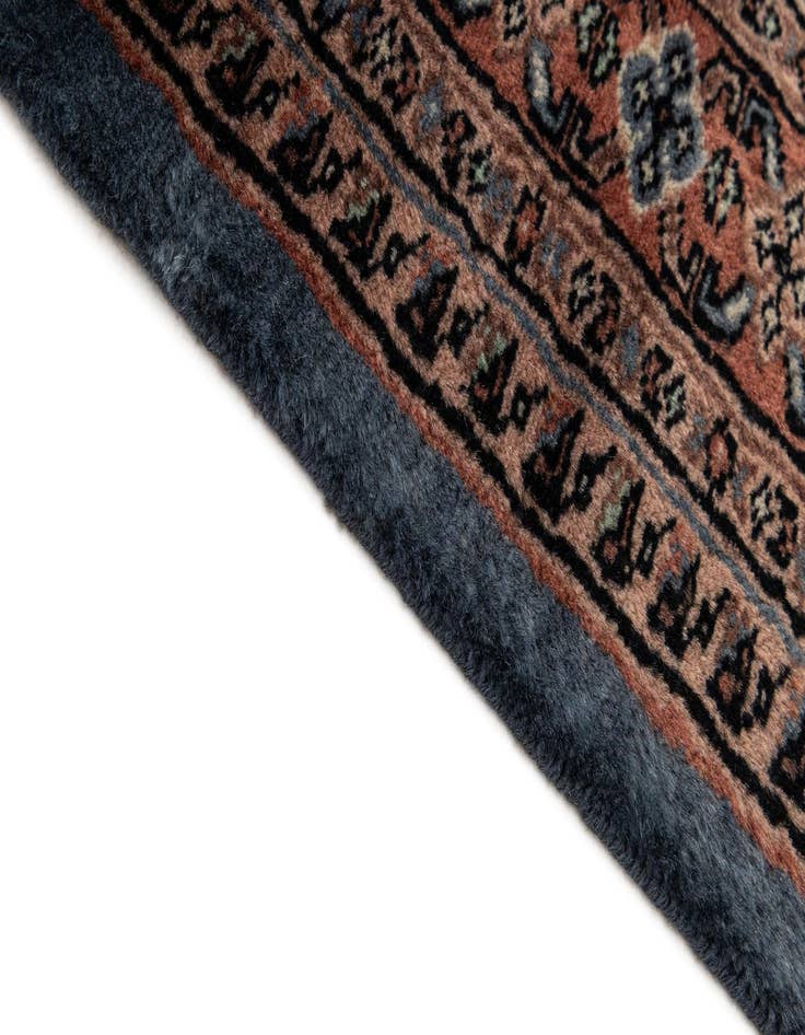 Detail image of  4' 4 x 6' 1  Hand Knotted Bokhara Wool Rug