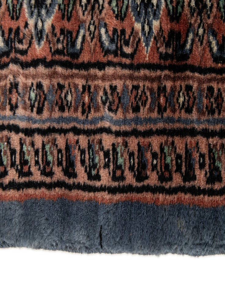 Detail image of  4' 4 x 6' 1  Hand Knotted Bokhara Wool Rug