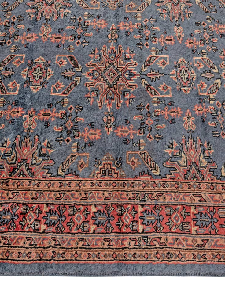 Detail image of  4' 3 x 5' 7  Hand Knotted Bokhara Oriental Wool Rug