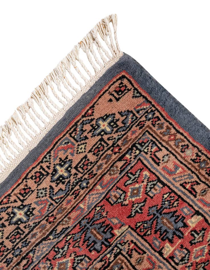 Detail image of  4' 3 x 5' 7  Hand Knotted Bokhara Oriental Wool Rug