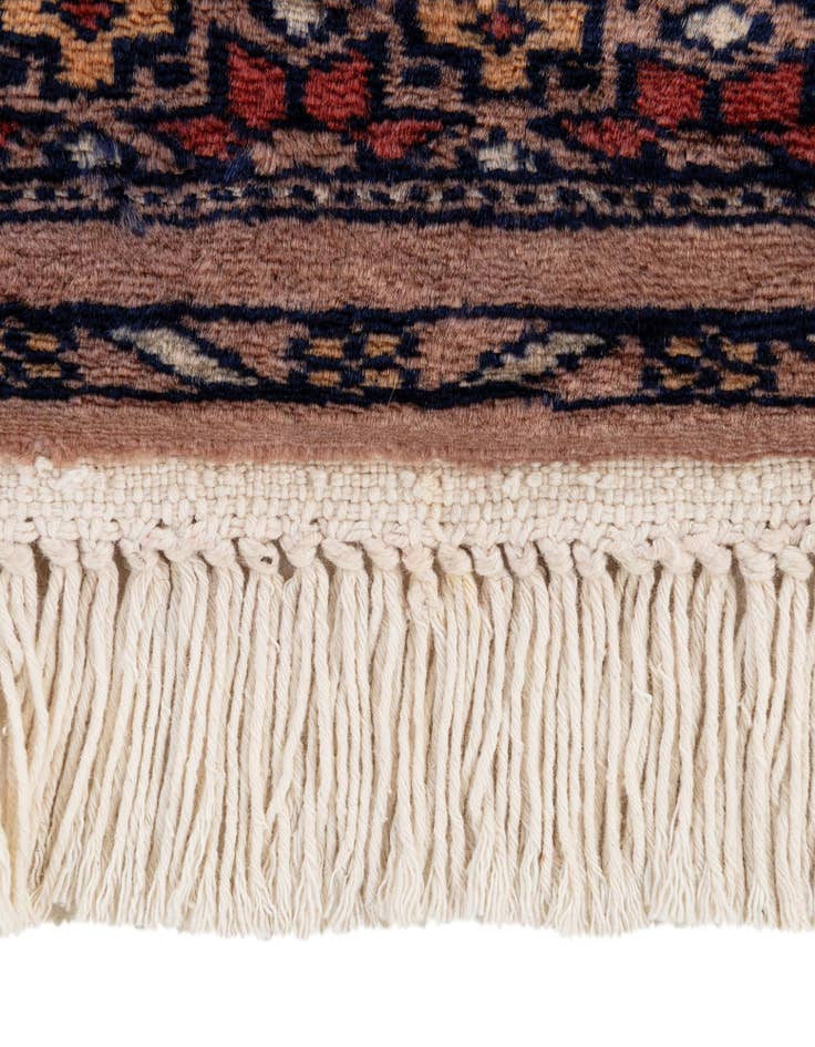 Detail image of  4' 2 x 6' 2  Hand Knotted Bokhara Oriental Wool Rug