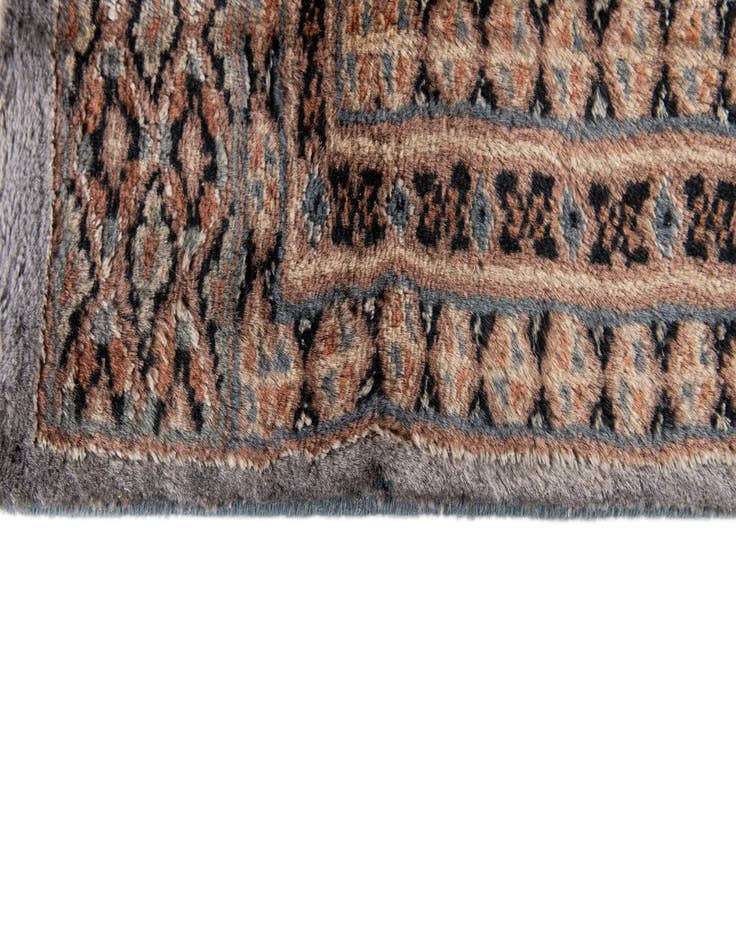 Detail image of  4' 6 x 6' 11  Hand Knotted Bokhara Oriental Wool Rug