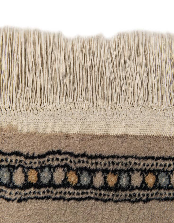 Detail image of  2' 8 x 4' 3  Hand Knotted Bokhara Oriental Wool Rug