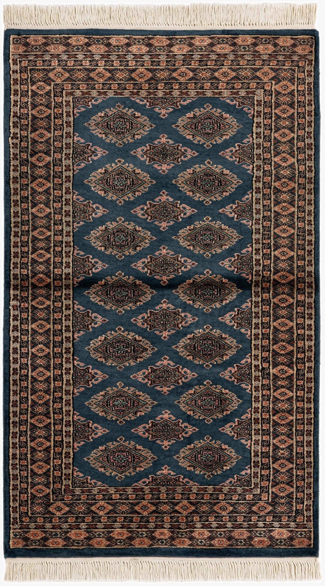  3' x 5' 2  Hand Knotted Bokhara Oriental Rug