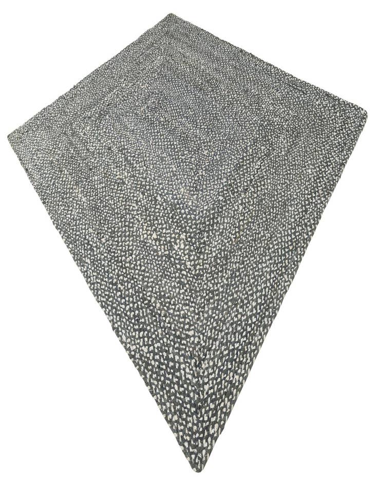 Detail image of  8' x 10'  Hand Braided Chindi Rug