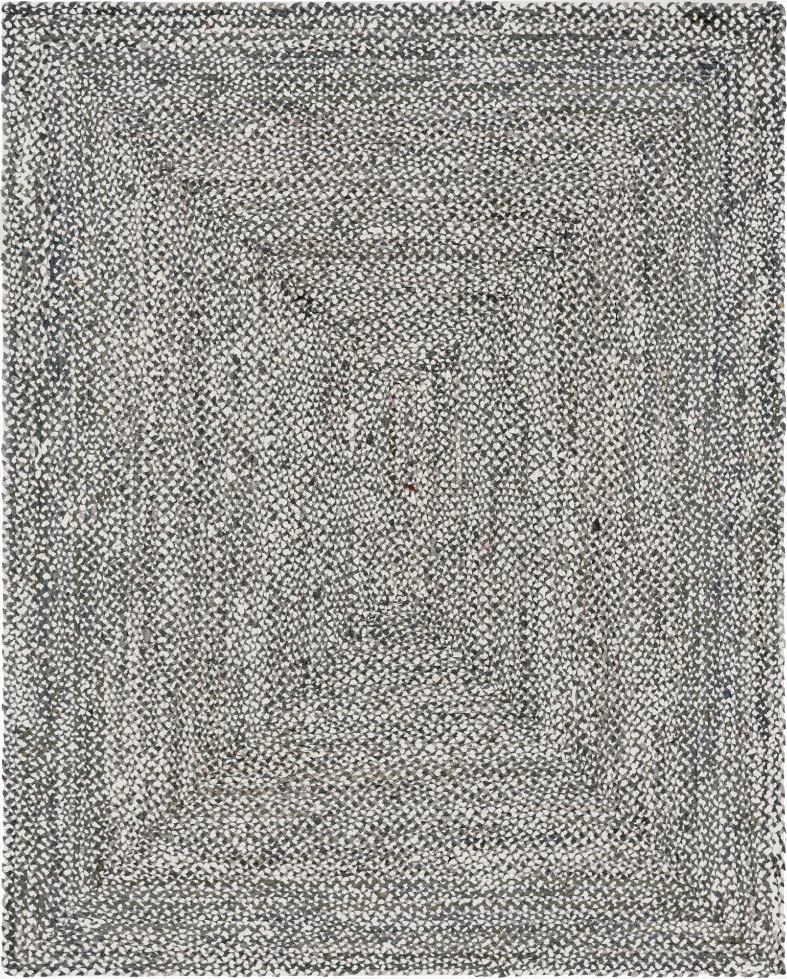 8' x 10'  Hand Braided Chindi Rug