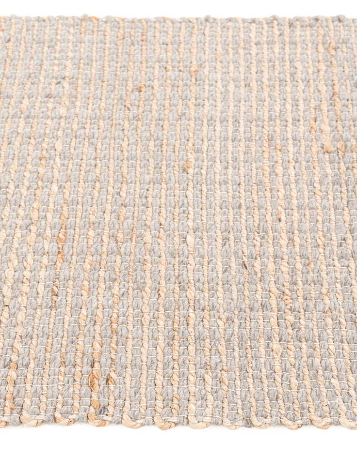 Detail image of  2' x 3'  Hand Braided Jute Rug