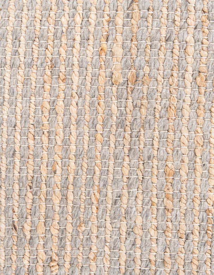 Detail image of  2' x 3'  Hand Braided Jute Rug