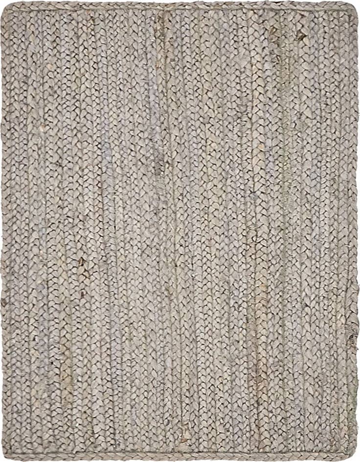 Detail image of  2' x 3' 1  Hand Braided Jute Rug