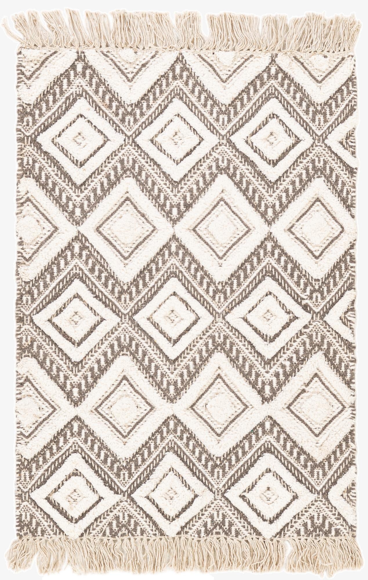  2' 2 x 3' 1  Hand Braided Jute Rug