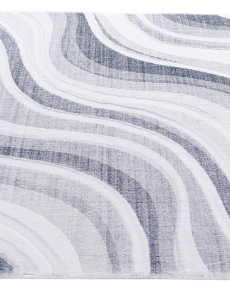 Detail image of  5' 1 x 7' 1 Carved Solid Rabbit Rug